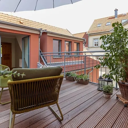 Bohnapartments Bauhaus - Absolutes Zentrum - Terrasse - Vollausstattung - Wlan