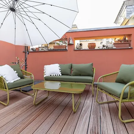 Bohnapartments Bauhaus - Absolutes Zentrum - Terrasse - Vollausstattung - Wlan * Weimar (Thuringia)